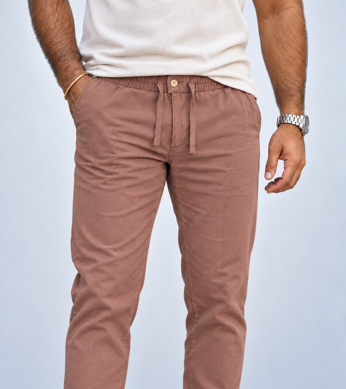 Premium Brown Linen Pants